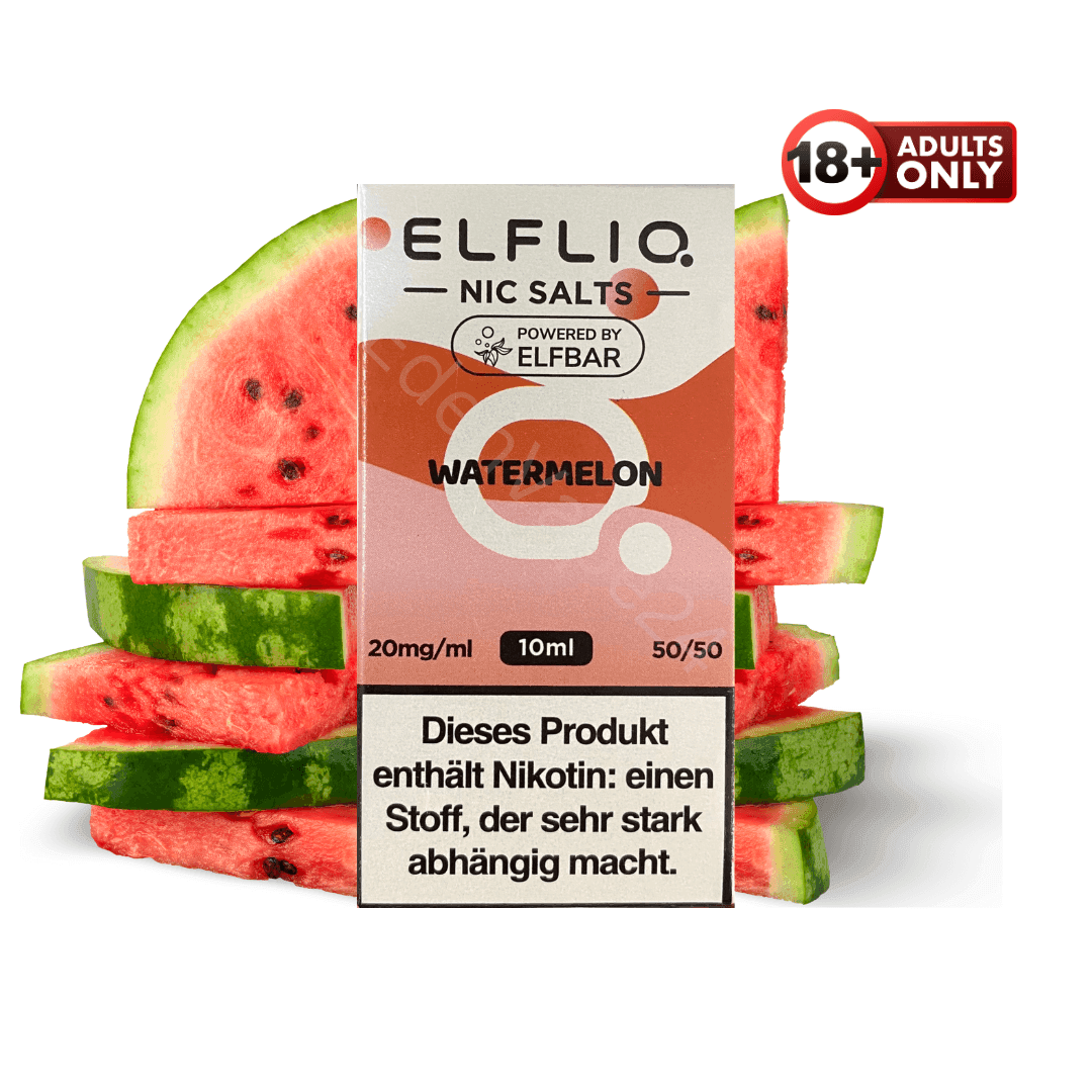 Elfbar Elfliq - Watermelon - 20mg Liquid - EdenVape24